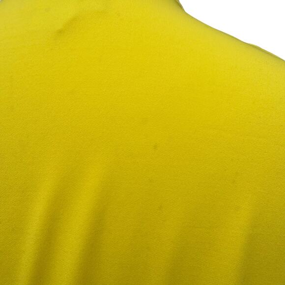 Nashbar Men’s L Yellow 1/4-Zip Long Sleeve Cycling Jacket Performance Pullover - Picture 5 of 9